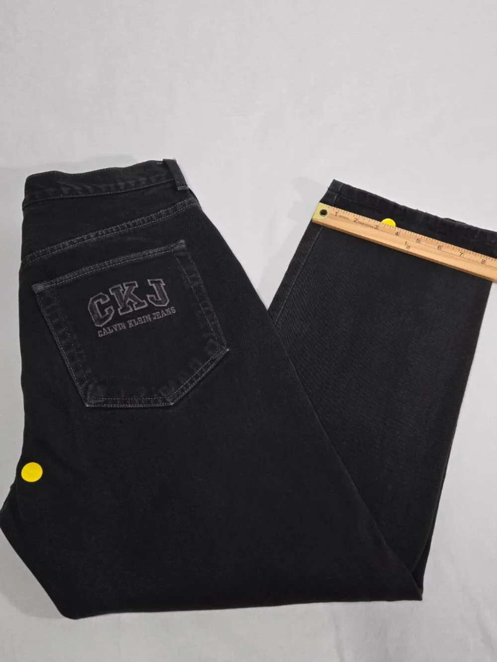 U.S.A Vintage Y2K 90s CALVIN KLEIN Black Embroidery 